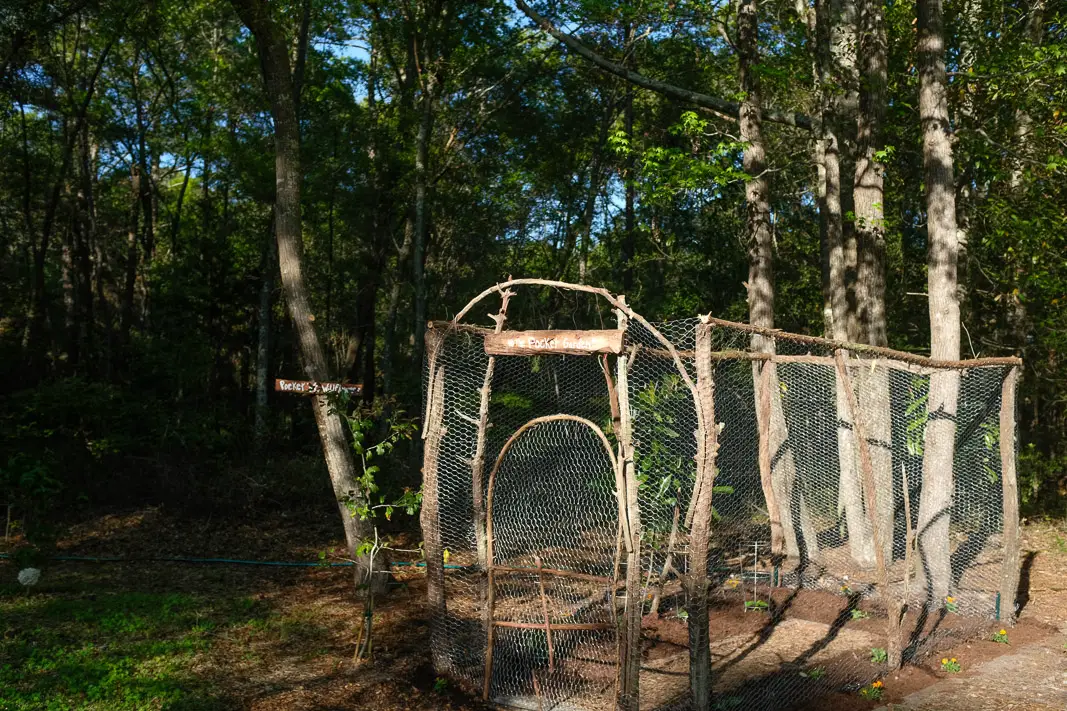 How To Build a Rustic Deer Resistant Small Vegetable Garden  | Simply Living NC