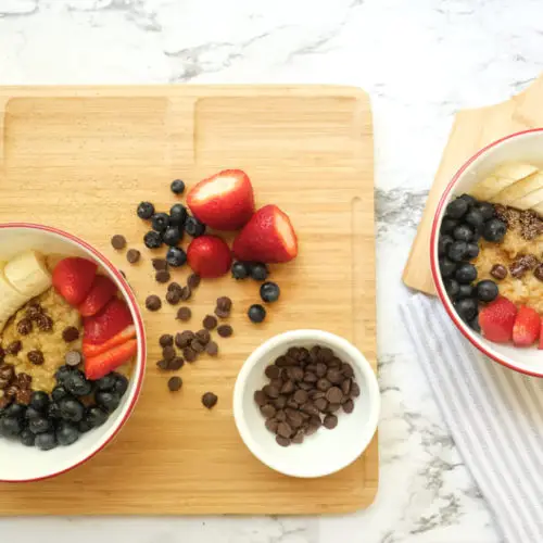 SUPERFOOD OATMEAL BOWL; gluten free recipe Simply Living NC