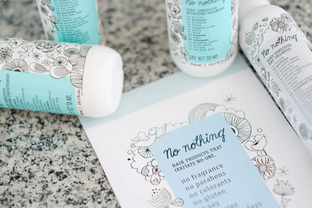 Fragrance Free Hair Products Brand "No Nothing" Review | Simply Living Nc