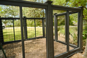 DIY Custom Vegetable Garden Fence; black cottage design | Simply Living NC