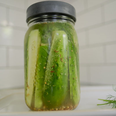How to Make Refrigerator Pickles 2 Ways; dill plus bread & butter | Simply Living NC