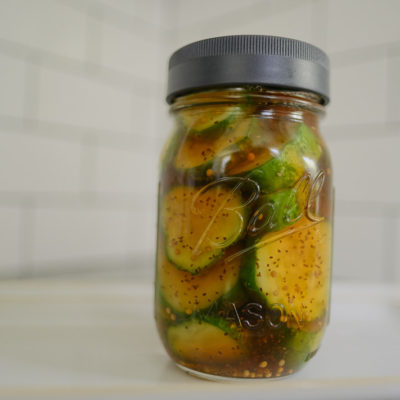 How to Make Refrigerator Pickles 2 Ways; dill plus bread & butter | Simply Living NC