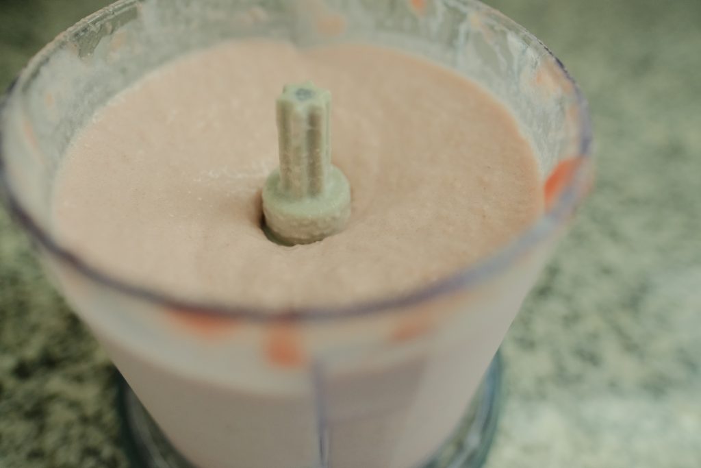 Applesauce Strawberry Milkshake Easy Recipe made with nonperishable ingredients