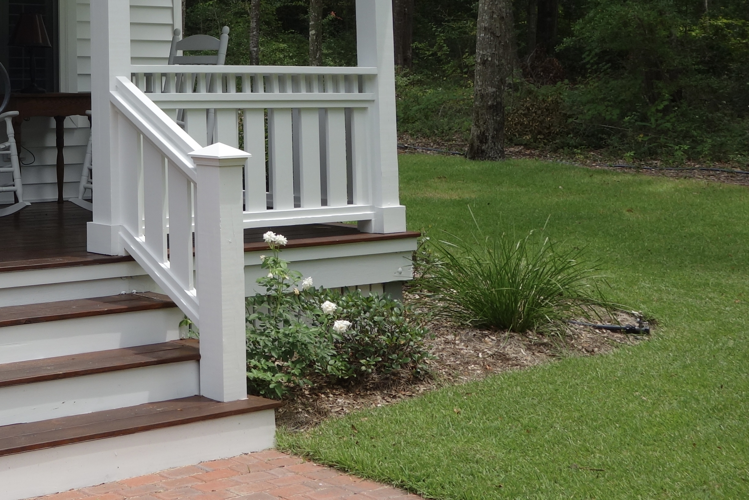 DIY Custom Porch Deck Rail Cottage Design Simply Living NC